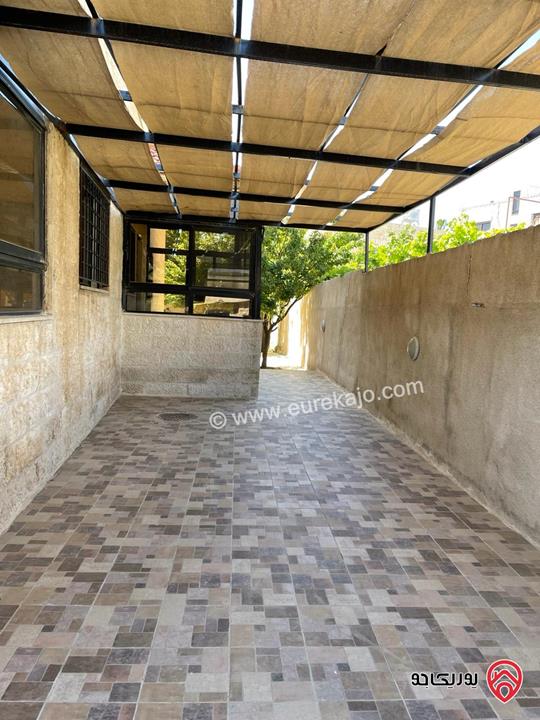 شقة فاخرة مفروشة أرضية مساحة 150م للايجار في عمان - ام اذينة