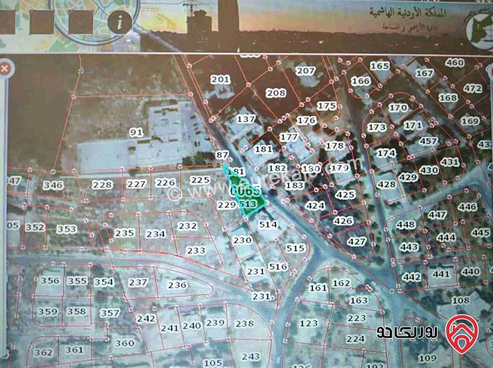 قطعة ارض مساحة 500م للبيع في عمان - منطقة وادي السير