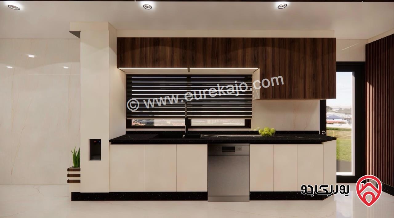 شقة شبه أرضية مساحة 200م للبيع في عمان - مرج الحمام