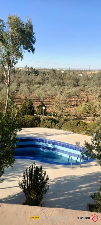 مزرعة مساحة 10 دونم مع مسبح صغير وبيت صغير للبيع في جنوب عمان حوض الهريج ملاصق لحواره مادبا