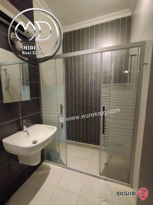 شقة مفروشة للايجار في عمان - الصويفية مساحة 130م طابق ثالث تشطيبات و فرش سوبر ديلوكس اطلالة جميلة