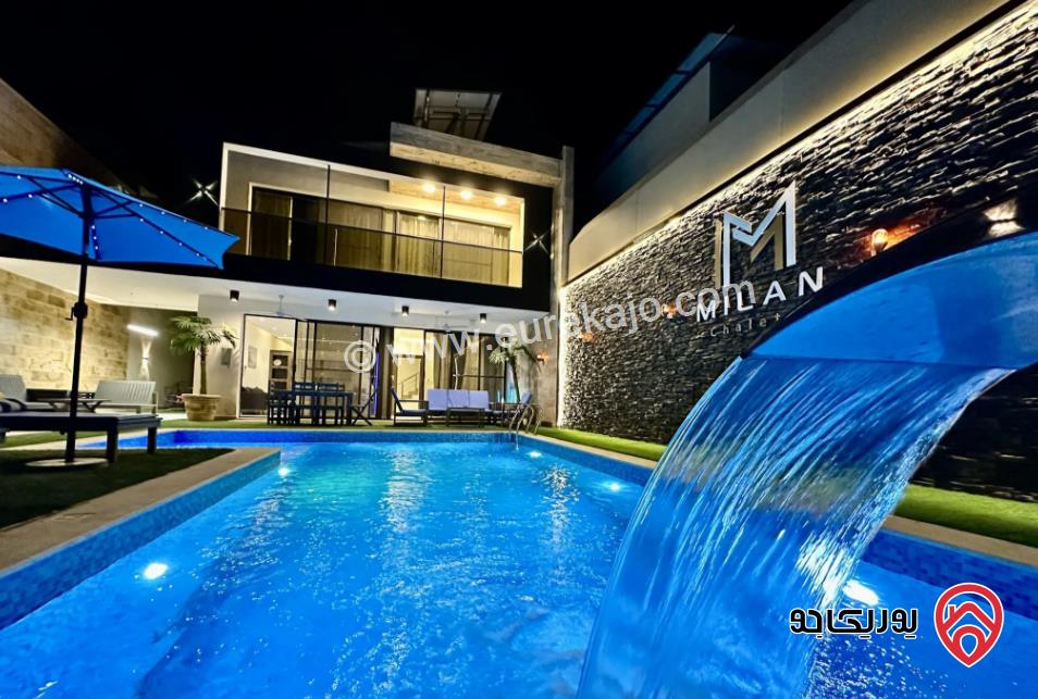 رابط الفيديو - مزرعة وشاليه Milan Chalet للايجار اليومي في البحر الميت - جوفة الكفرين 