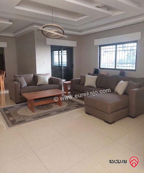 شقة مفروشة طابق أول مساحة 220م للايجار في عمان - مرج الحمام 