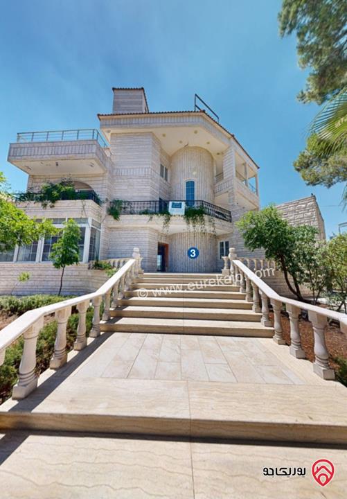 رابط الفيديو - فيلا مساحة 788م على أرض 2 دونم و 165م للبيع في السلط - السرو