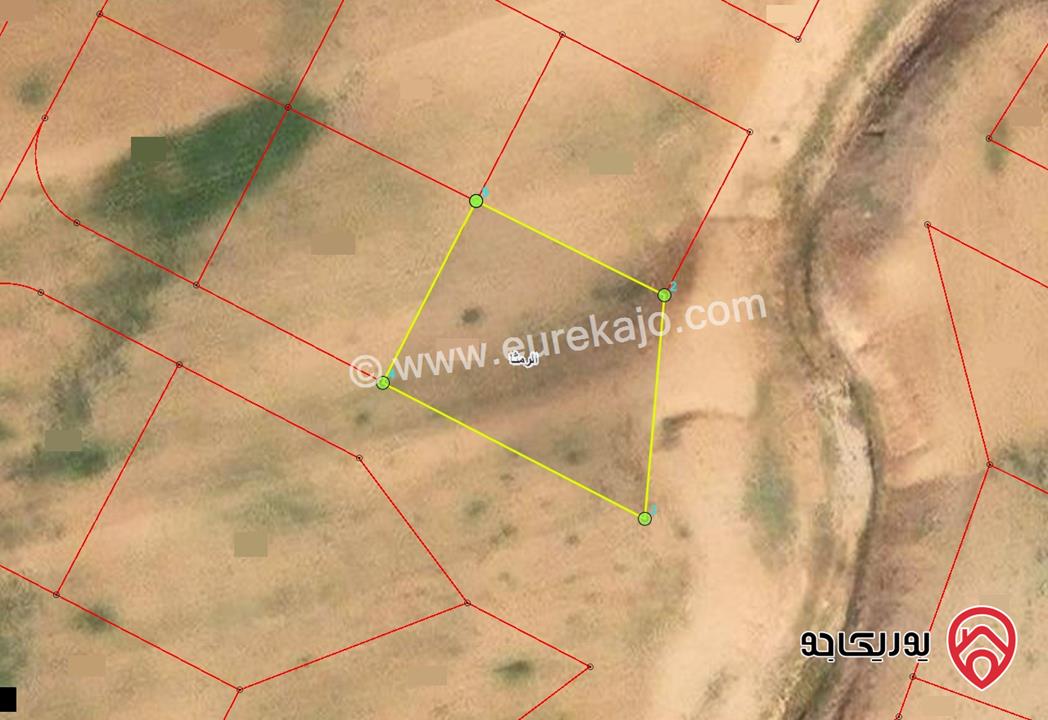قطعة ارض سكنية مساحة 1 دونم و 227م للبيع في اربد - منطقة الرمثا - سويدان الجنوبي - جنوب طريق اربد المفرق  