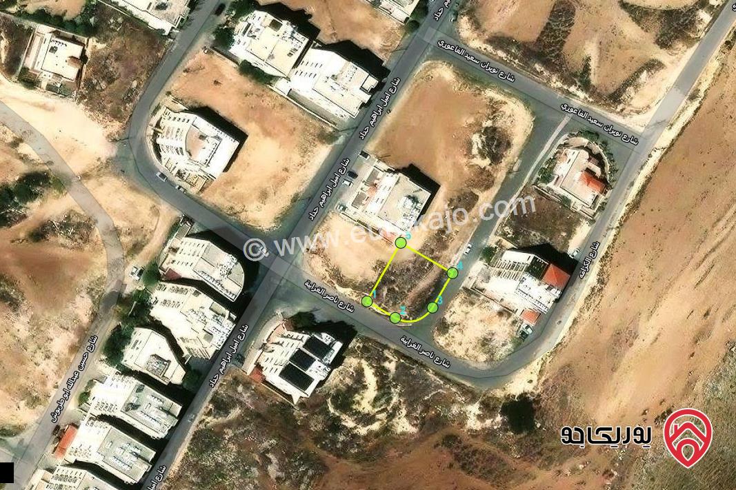 ارض مساحة 523م للبيع في عمان - ابو نصير حوض المقرن منطقة اسكانات/ قريبة من شارع الاردن