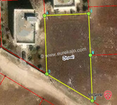 ارض مساحة 864م للبيع في اربد - من أراضي الصريح - ضمن حوض سلمان الشمالي 