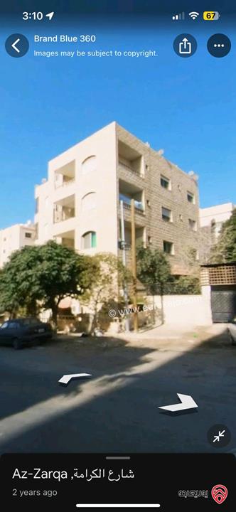 شقة طابق اول مساحة 140م للبيع في الزرقاء الجديدة مقابل فندق الجوابرة