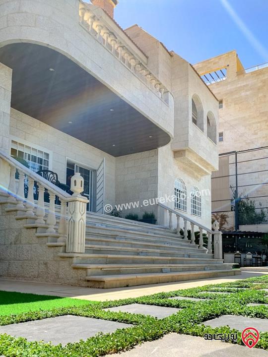فيلا مستقلة مساحة 1200م على أرض 1 دونم للبيع في عمان - مرج الحمام