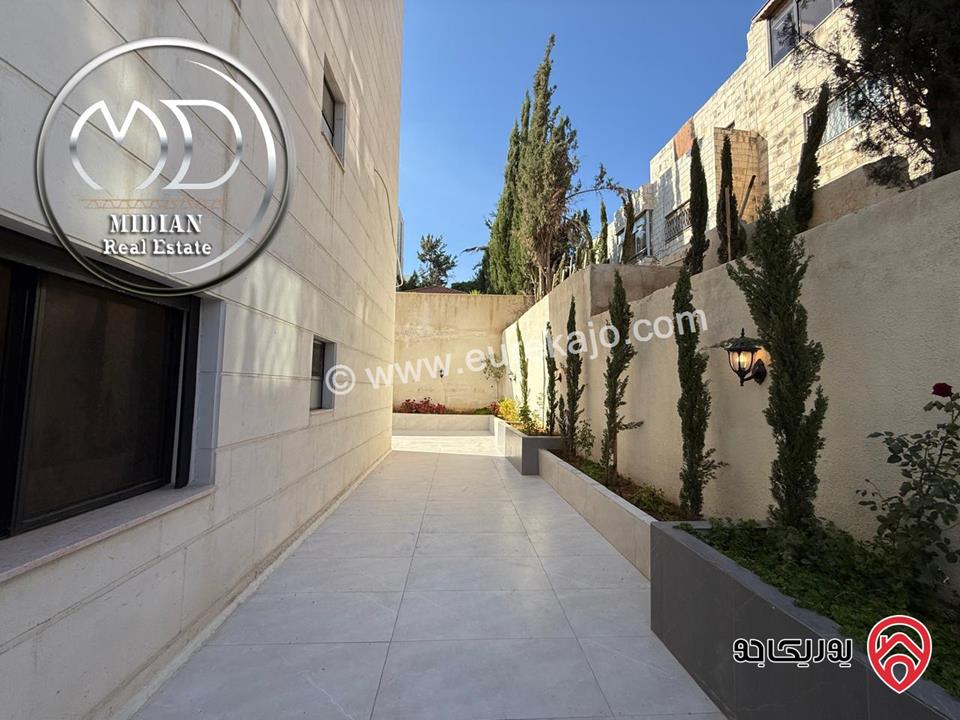 شقق أرضي و شبه أرضي جديدة للبيع في عمان - المدينة الرياضية مساحات 130م & 170م تشطيبات ديكورات سوبر ديلوكس بأسعار مميزة