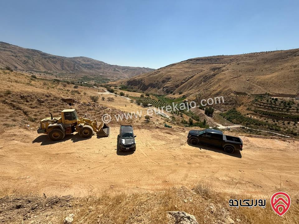 قطعة أرض مساحة 10 دونم و 721م للبيع من أراضي غرب عمان - البحاث حوض القليلات