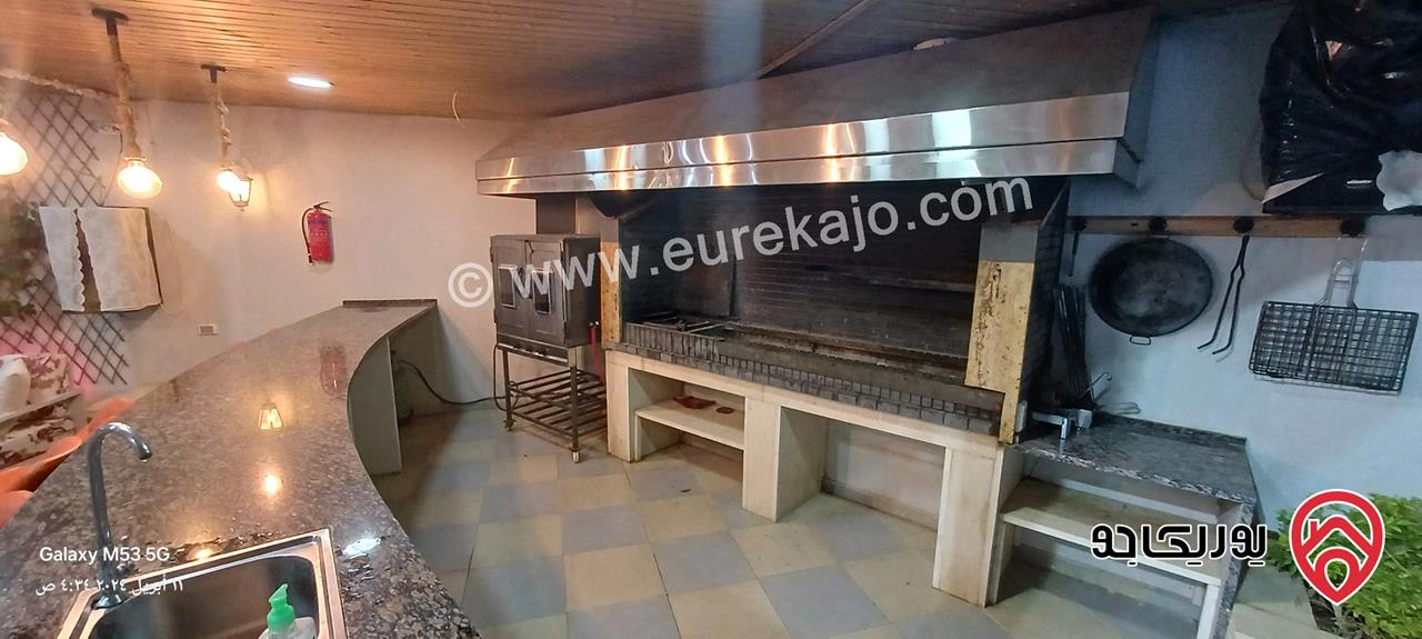 شاليه مساحة الأرض 405م والبناء 158م للبيع في البحر الميت - منطقة الرامة