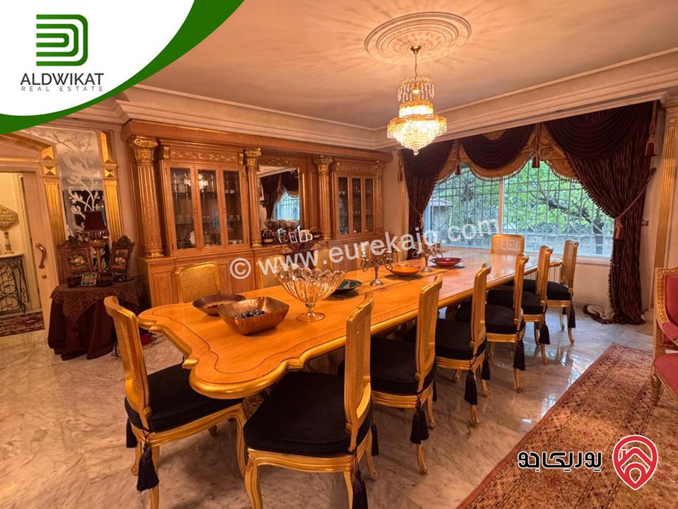 فيلا مفروشة مستقلة للبيع في عمان - ديرغبار مساحة الارض 1000 م مساحة البناء 1050 م