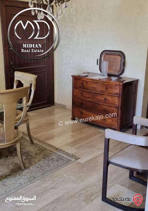 شقة مفروشة للايجار في عمان - تلاع العلي مساحة 180م طابق ثاني تشطيبات و فرش سوبر ديلوكس بسعر مميز