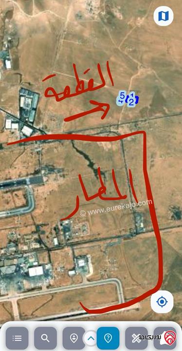 أرض مساحة 6 دونم و 895م للبيع من أراضي جنوب عمان - في المشتى قرب المطار