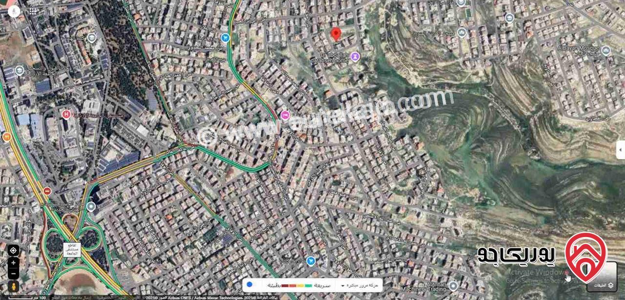 قطعة ارض مساحة 989م للبيع في ضاحية الرشيد - من اراضي ياجوز شمال عمان