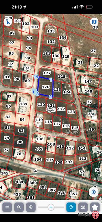 قطعة ارض مساحة 1 دونم و 289م للبيع في اربد - الطيبة