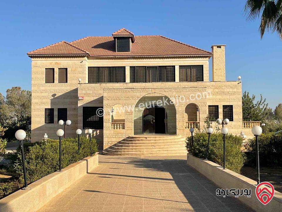 مزرعة مساحة الأرض 10 دونمات والبناء 565م للبيع من أراضي جنوب عمان ، أم العمد ، النجمية