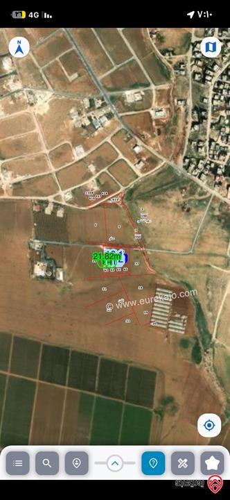 ارض للسكن او للاستثمار مساحة 463م للبيع في عمان - قرية سالم بجانب شارع الميه سكن ج