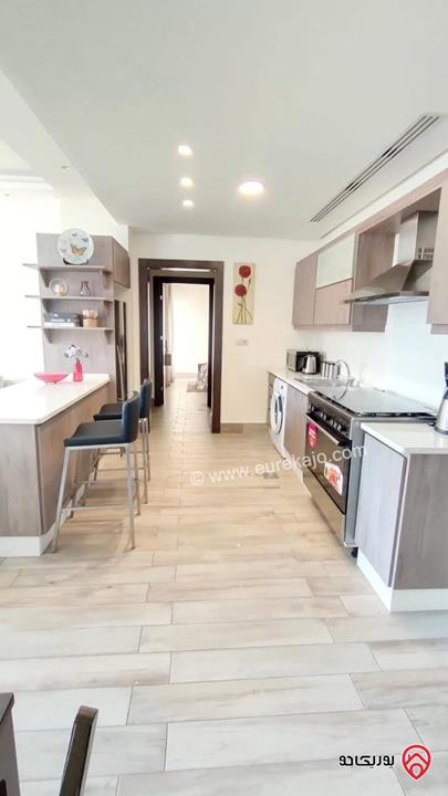 شقة طابق سادس مساحة 115م مفروشة للايجار في عمان - عبدون