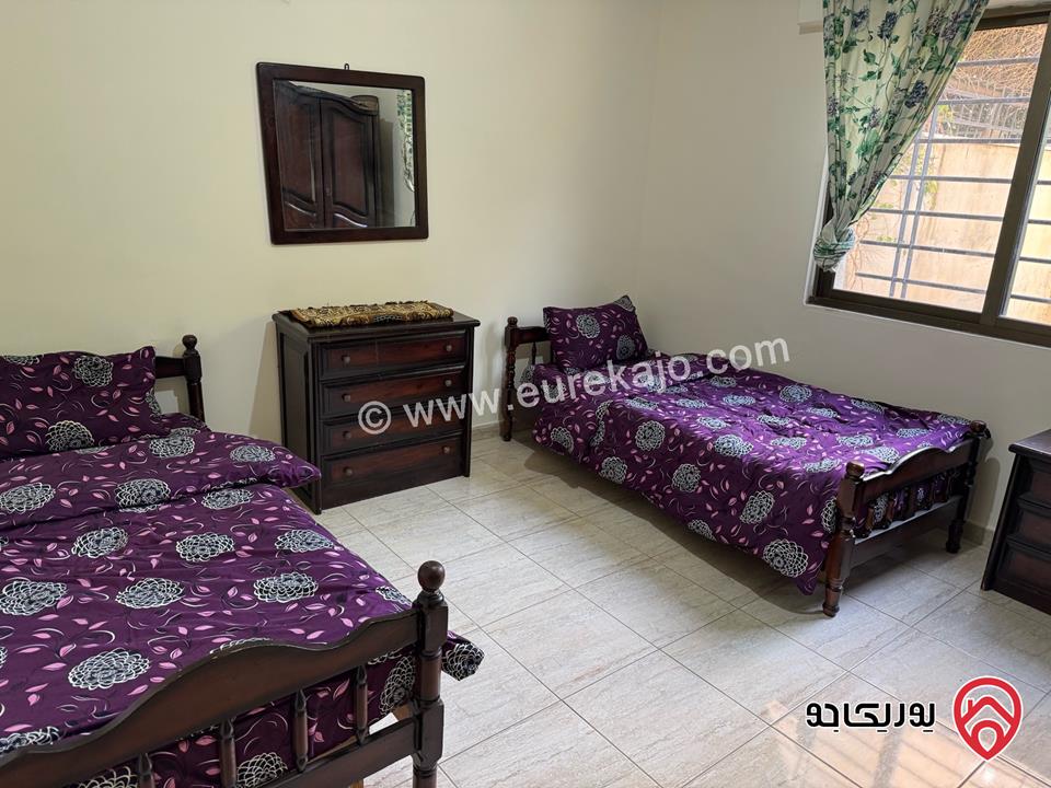 شقة مفروشة مساحتها 100م للايجار في عمان - الجبيهة قرب الجامعة الاردنية 