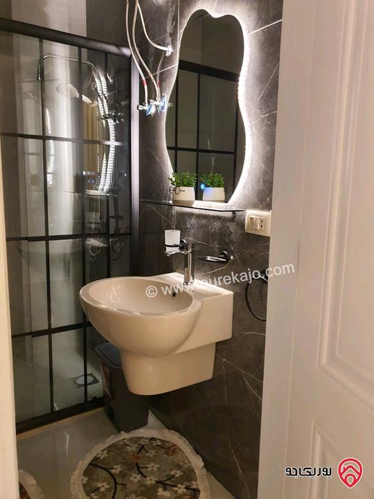 شقة مفروشة 100م للايجار يومي اسبوعي شهري في اربد