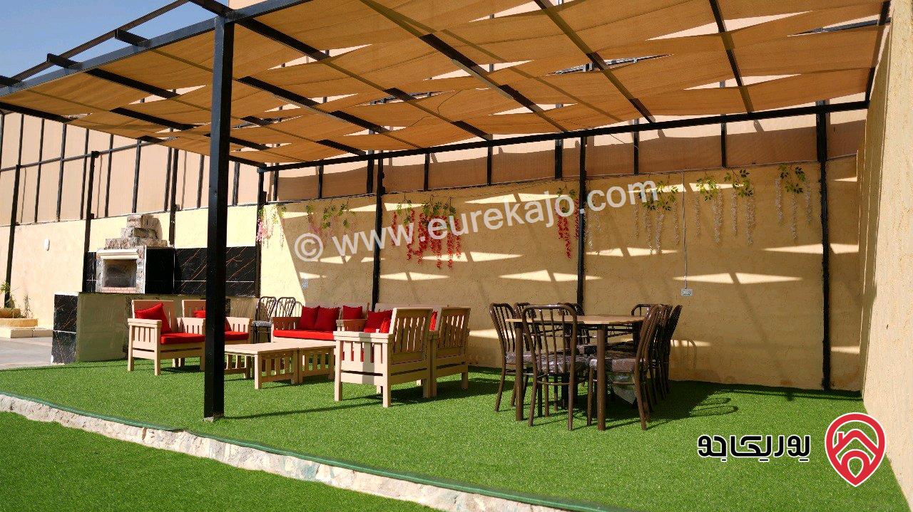 مزرعة مساحة الأرض 1 دونم والبناء 85م للبيع في البحر الميت - الشونة الجنوبة 