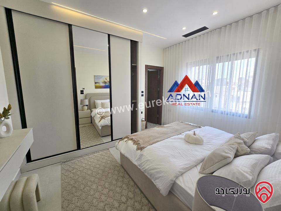 شقة مفروشة طابق ثالث مساحة 85م جديدة لم تسكن للإيجار السنوي في عمان - الصويفية