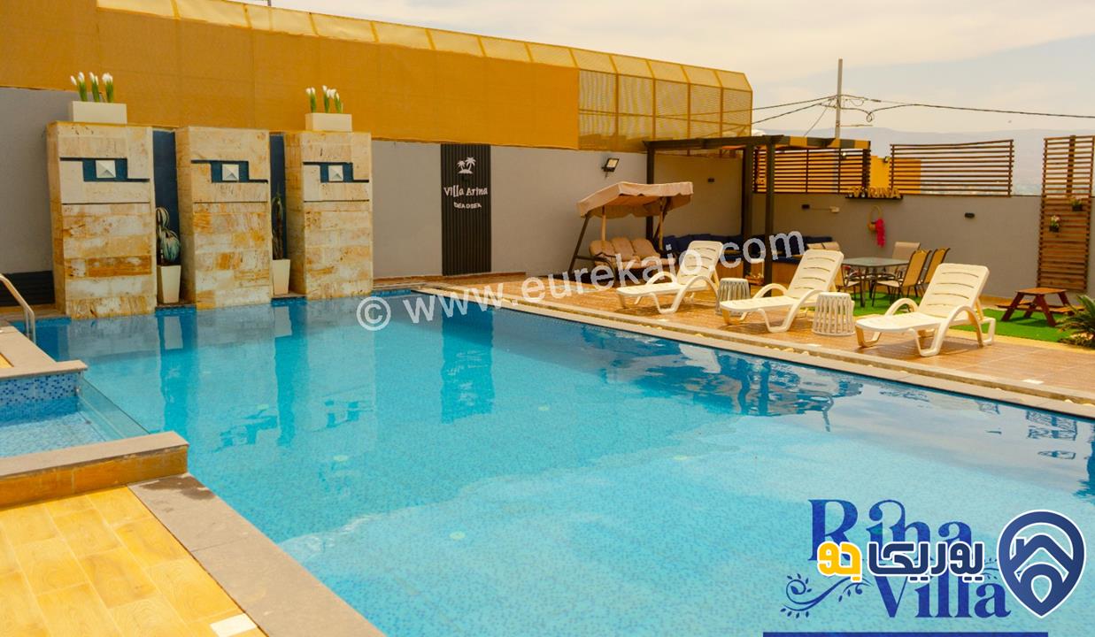 شاليه/مزرعة Villa Rina للايجار اليومي في البحر الميت - جوفة الكفرين 