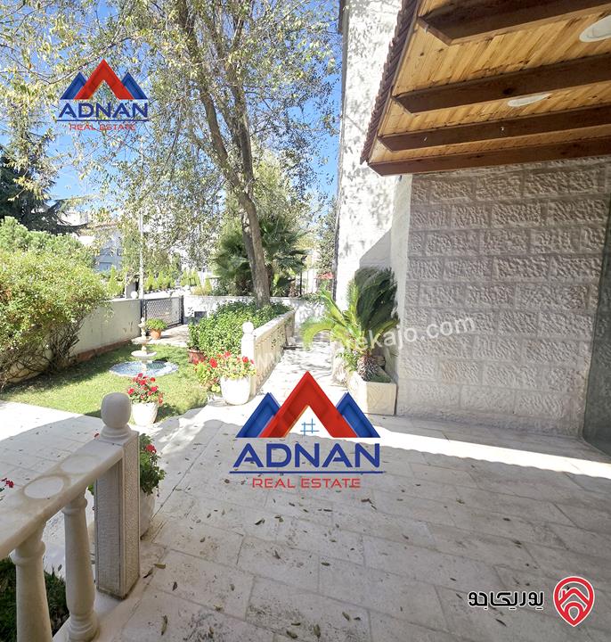 فيلا مستقلة مساحة 650م على أرض 850م مفروشة للايجار في عمان - خلدا