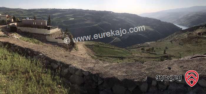 قطعة ارض تصلح لبناء شاليه مساحة 1 دونم و 483م للبيع في جرش