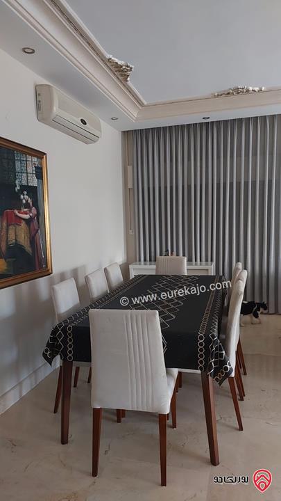 شقة ديلوكس مساحة 313م تصلح لسفارات للبيع مفروشة في عمان - عبدون الجنوبي 