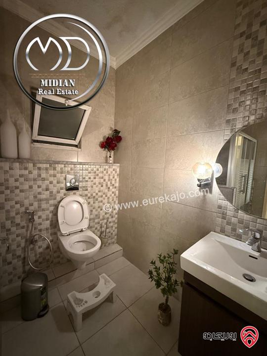 شقة مفروشة للايجار في عمان - ام السماق مساحة 210م طابق ثاني تشطيبات وديكورات فاخرة اطلالة جميلة