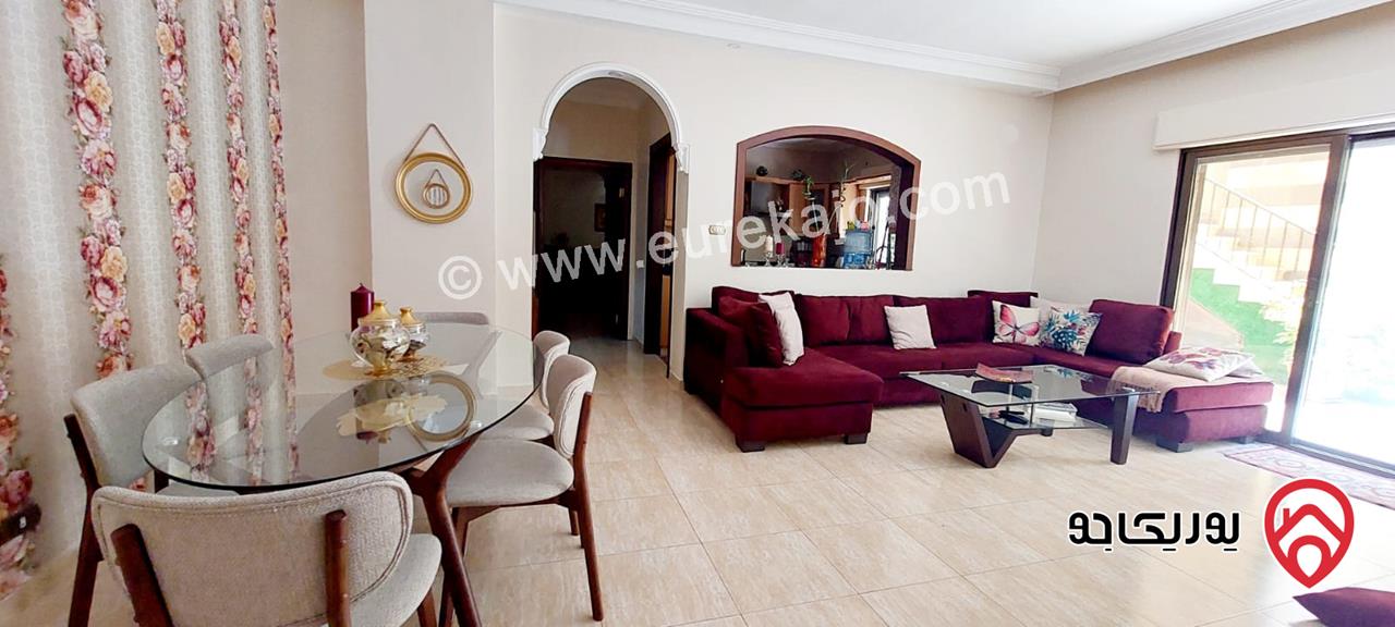 شقة شبه أرضية مساحة 200م مع حديقة 100م للبيع في عمان - الصويفية