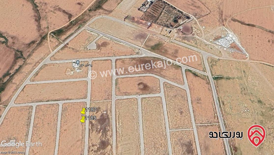 قطعتين أرض مساحة كل قطعة 413م للبيع بسعر 26 ألف للقطعة في عمان - طريق المطار القسطل عرقوب النعام مشروع بوابة عمان مقابل جامعة ابن سينا الطبية