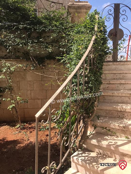 شقة مفروشة طابقية مساحة 203م مع حديقتين للايجار في عمان - الشميساني