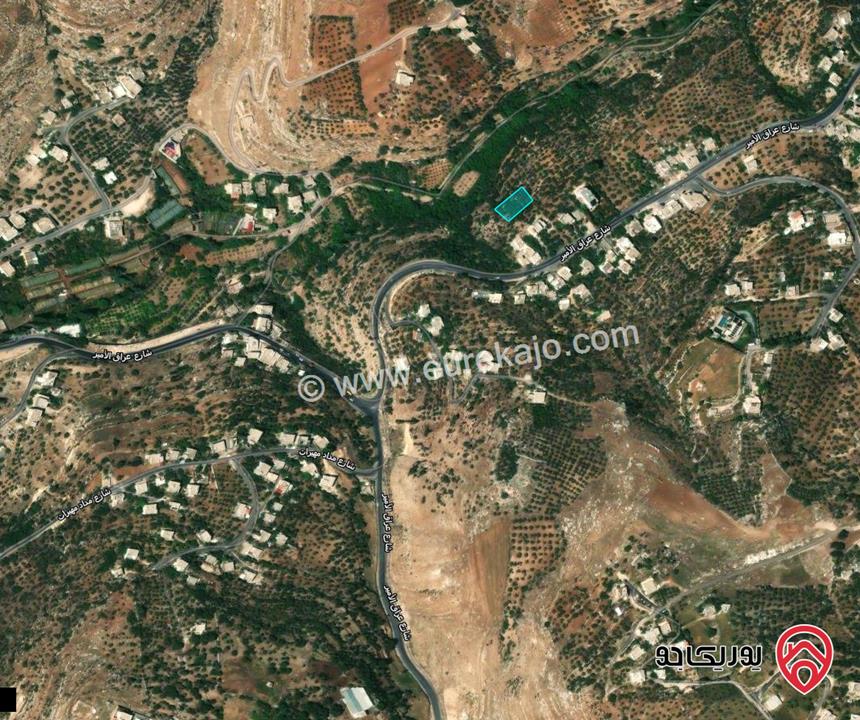 قطعة ارض مميزة مساحة 937م للبيع من اراضي غرب عمان قرية البصه حوض الذراع 