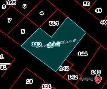 قطعة أرض تجارية مساحة 1200م للبيع في المفرق موقع حيوي استراتيجي مميز تقع على شارعين جيدة للاستثمار 