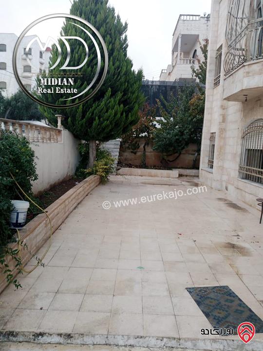 شقة أرضية للبيع في عمان - تلاع العلي مساحة 150م مع ترس و حديقة 150م تصلح للاستثمار بسعر مميز