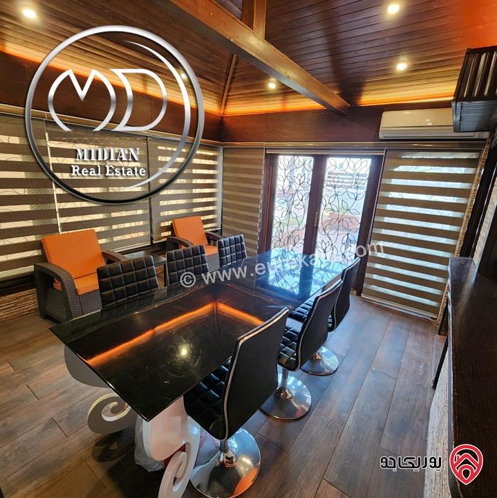 شقة شبه ارضي مفروشة للبيع في عمان - خلدا مساحة 225م مع ترس 50م تشطيبات و ديكورات سوبر ديلوكس بسعر مميز جداً