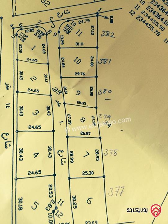 أرض مساحة 754م للبيع في عمان - ابو نصير