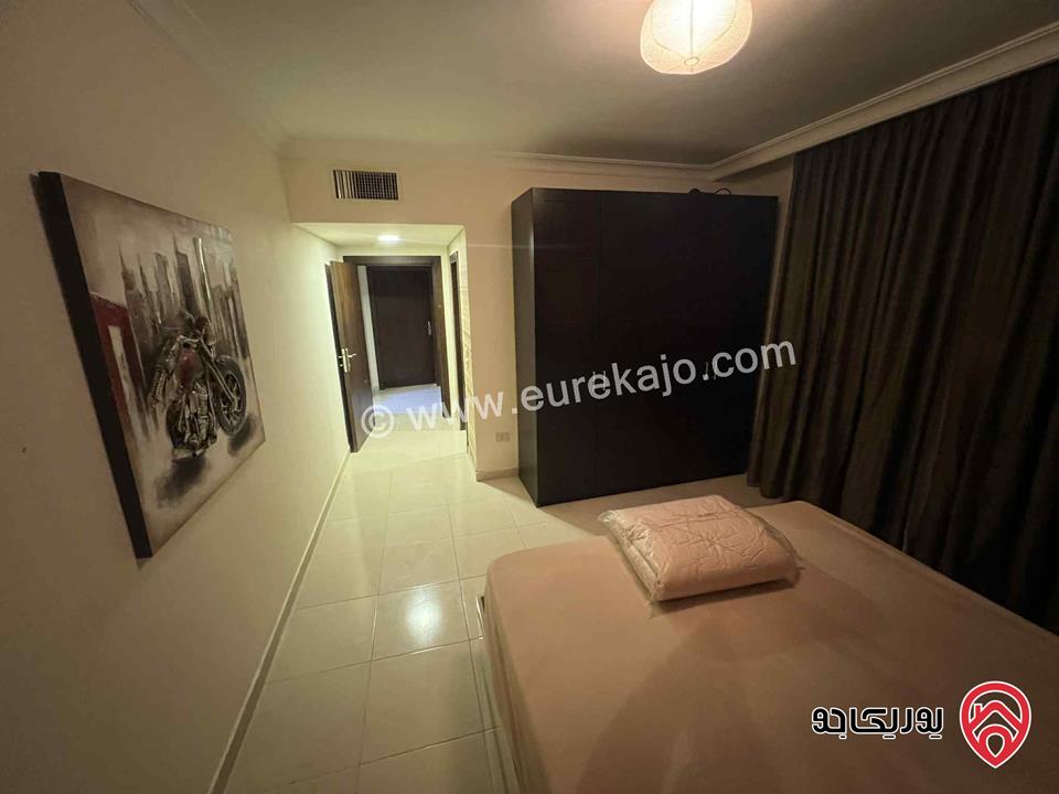 شقة ارضية سوبرديلوكس مساحة 130م مفروشة للايجار في عمان- عبدون 