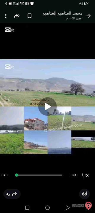 ارض مساحة 3 دونم و 898م للبيع في السلط - جلعد 