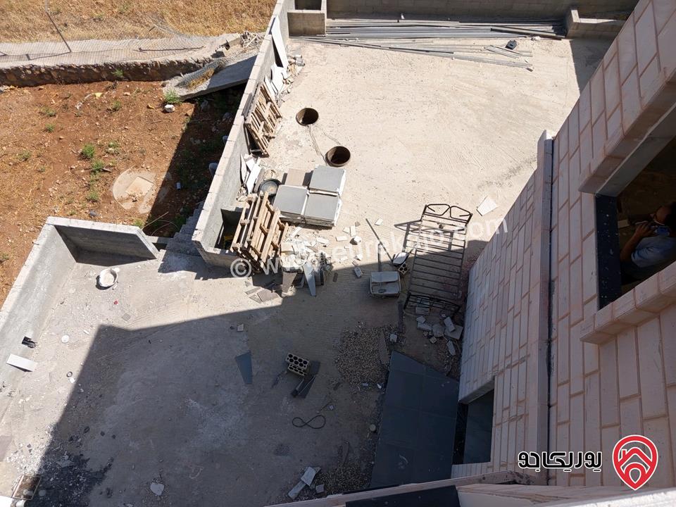 مزرعة تحت الانشاء مساحة الأرض 2 دونم و 283م والبناء 175م للبيع بداعي السفر في السلط - الصبيحي