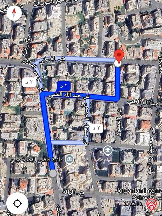 ارض مساحة 975م للبيع في عمان - تلاع العلي خلف قاضي القضاة تصلح لبناء إسكان بسعر مناسب 
