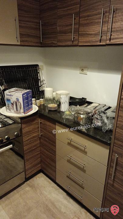 شقة استوديو ارضية فاخرة مفروشة مساحة 87م للإيجار من المالك مباشرة في عمان - عبدون الشمالي 