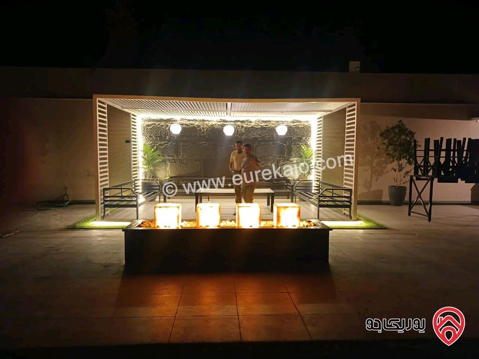 شاليه خيالي مساحة البناء 200م على أرض 1 دونم للبيع في البحر الميت - الرامة