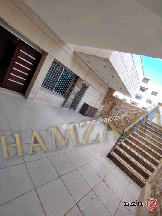 شقة فاخرة شبه أرضية مساحة 160م داخلي و 50م خارجي للايجار في عمان - طريق المطار 