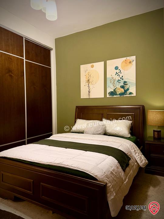 شقة مفروشة طابق ثالث مساحة 110م للايجار في عمان - اللويبدة جديد لم تسكن 