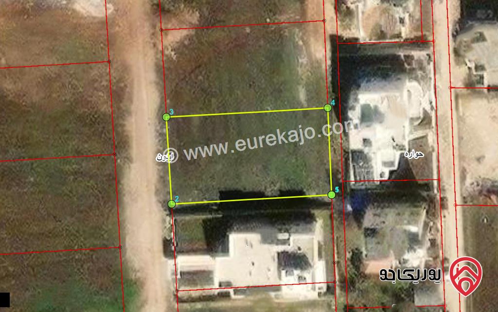 قطعة ارض مساحة 938م للبيع في اربد - جنوب شارع البتراء 
